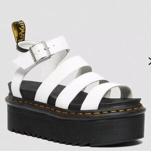 Dr. Martens BLAIRE HYDRO LEATHER PLATFORM STRAP SANDALS